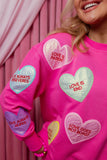 CORINTHIANS CANDY HEART SWEATSHIRT