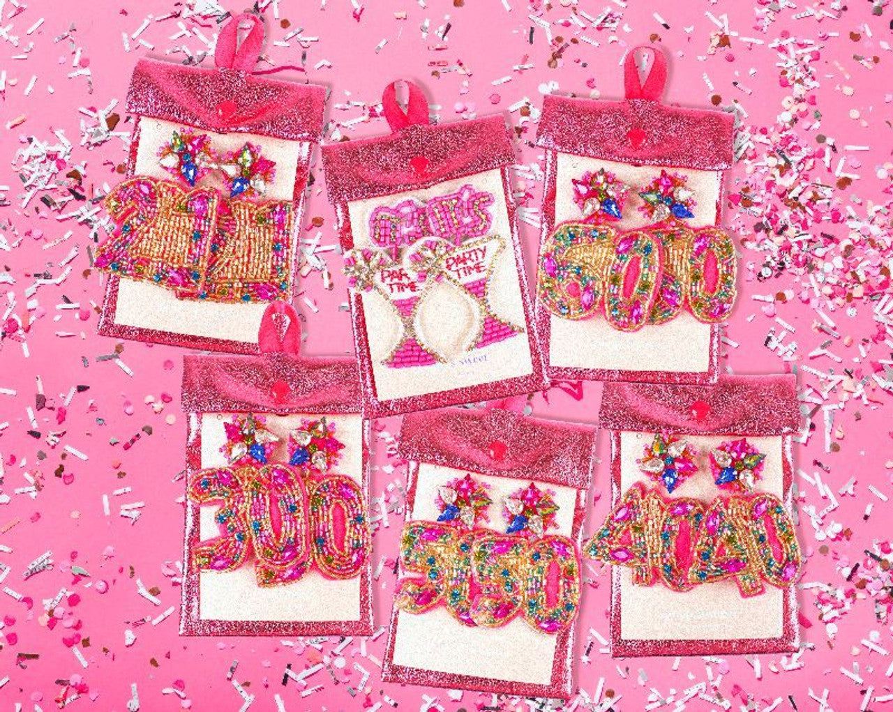 BIRTHDAY AGE BEADED EARRINGS