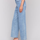 WIDE LEG DENIM PANT