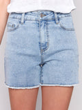 EMBELLISHED DENIM SHORTS