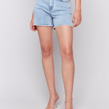 EMBELLISHED DENIM SHORTS