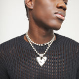 Palpito Ball Heart Necklace