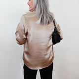 L/S Blouse W/ Back Necktie