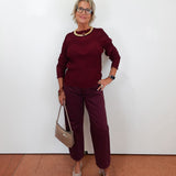 Long Sleeve Pleated Top