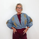 Embroidered Quilted Jacket