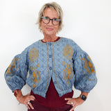 Embroidered Quilted Jacket