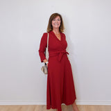 Scuba Crepe Fit & Flare Dress