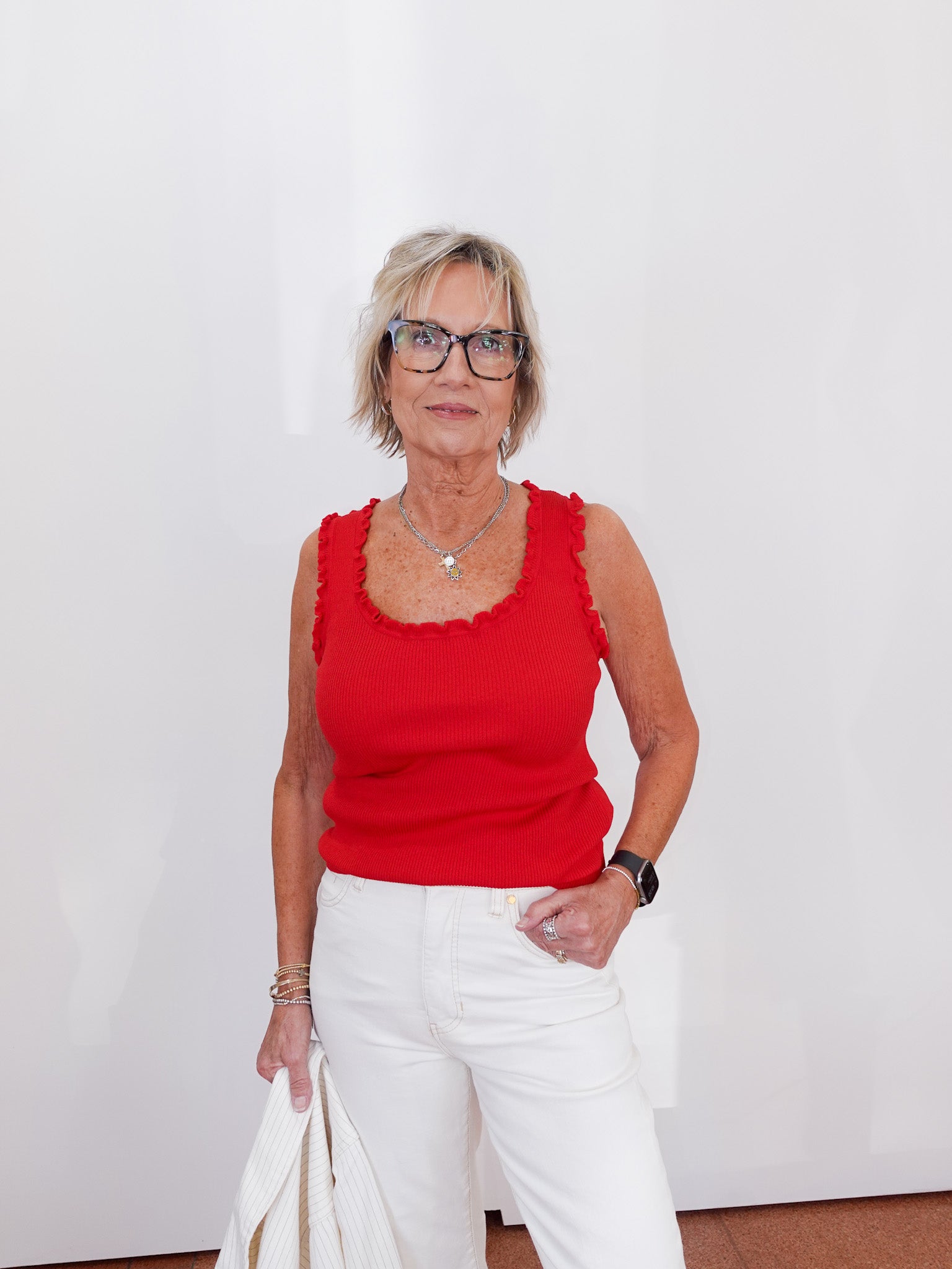 Ribbed Knitted Tank Top - TresChicTexas