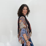 Rolling Stones Ruffle Banded Pullover Top