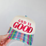 God Is Good Canvas Cap