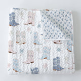 DAISY BOOTS TWIN BLANKET