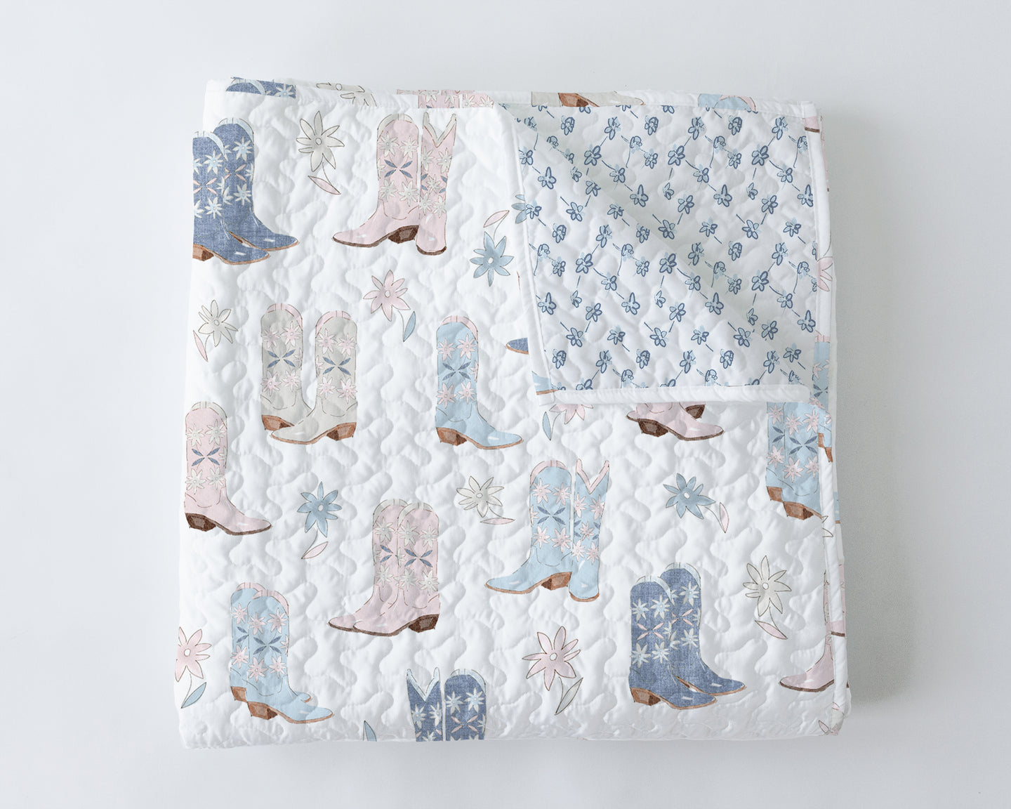 DAISY BOOTS TWIN BLANKET