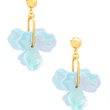 DOUBLE DROP FLOWER EARRINGS