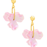 DOUBLE DROP FLOWER EARRINGS
