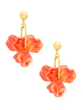 DOUBLE DROP FLOWER EARRINGS