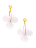 DOUBLE DROP FLOWER EARRINGS