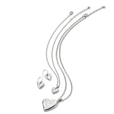 CASCADE HEART REVERSIBLE EARRINGS