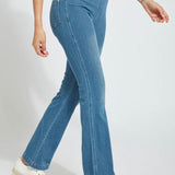 BABY BOOTCUT DENIM PULL-ON PANT