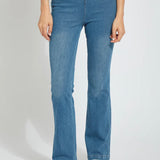 BABY BOOTCUT DENIM PULL-ON PANT