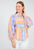 CANDY STRIPED POPOVER TOP