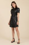 VERONICA PLEATHER DRESS