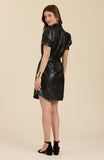 VERONICA PLEATHER DRESS