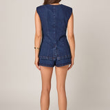 Denim Pull-On Short