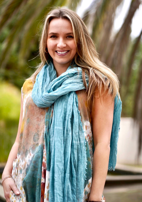 Stone Washed Cotton Scarf