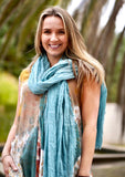 Stone Washed Cotton Scarf