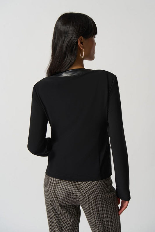 FAUX LEATHER JACKET