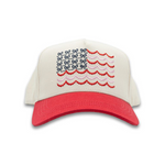 Flag Bows Cap - TresChicTexas