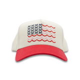 Flag Bows Cap - TresChicTexas