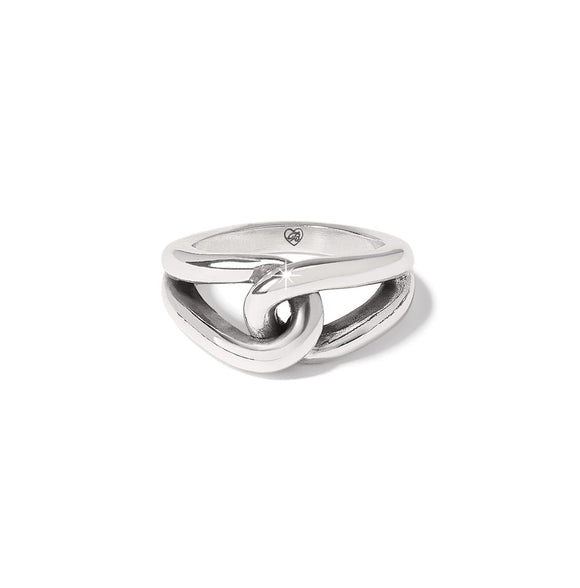 INTERLOK CURVE RING