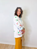ALL OVER EMB. BUTTERFLY TUNIC