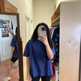 Raw Edge Cotton Slub Tee