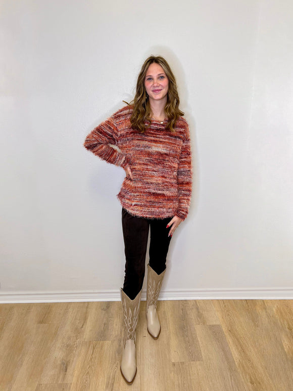 SOFT LUXE EYELASH SWEATER