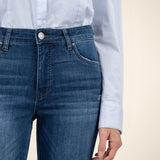 Kelsey High Rise Fab Ab Ankle Flare Jean