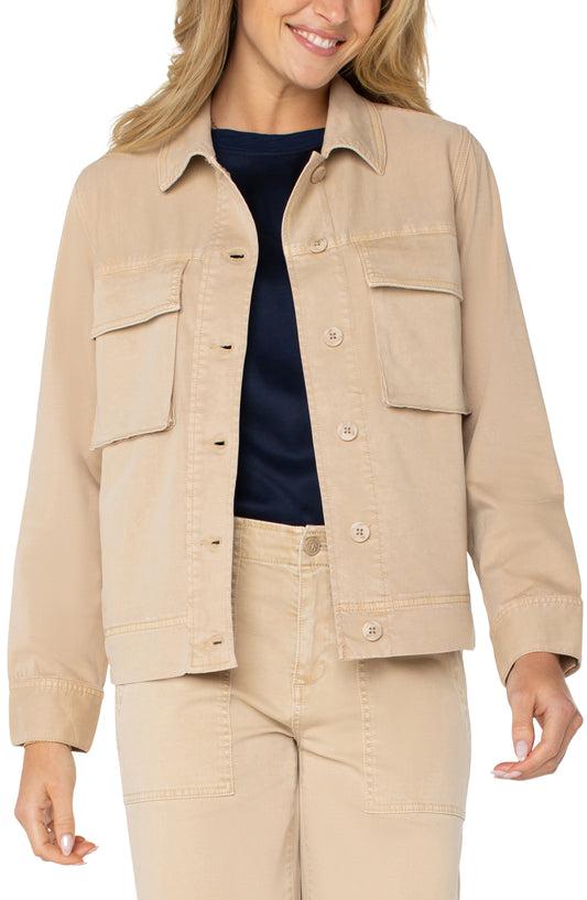 Buttonfront Cargo Jacket