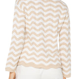 L/S SCALLOP HEM SWEATER