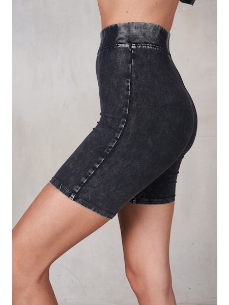 Mineral Washed Bike Shorts