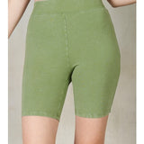 Mineral Washed Bike Shorts
