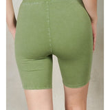 Mineral Washed Bike Shorts