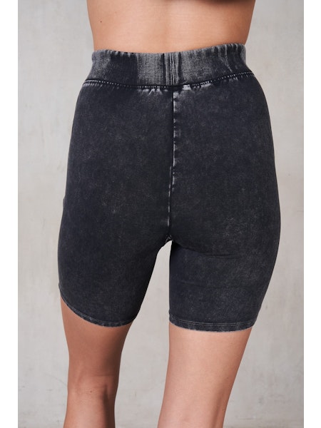 Mineral Washed Bike Shorts