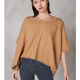 Half Sleeve Boxy Crop Top