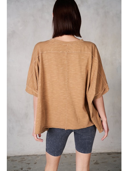 Half Sleeve Boxy Crop Top