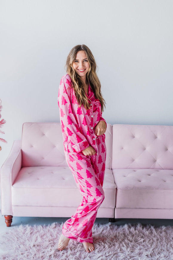 DREAMING PINK CHRISTMAS PJ SET