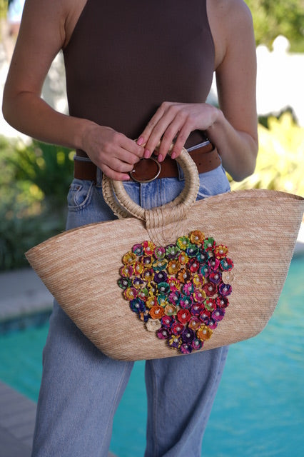 Mi Corazon Heart Tote