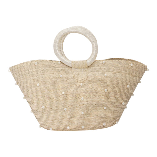 Pearl Woven Tote