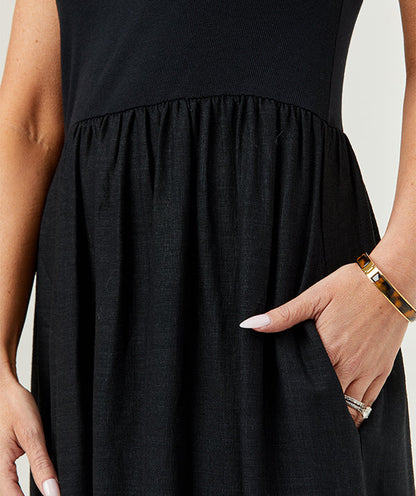The Lola Linen Bra Dress