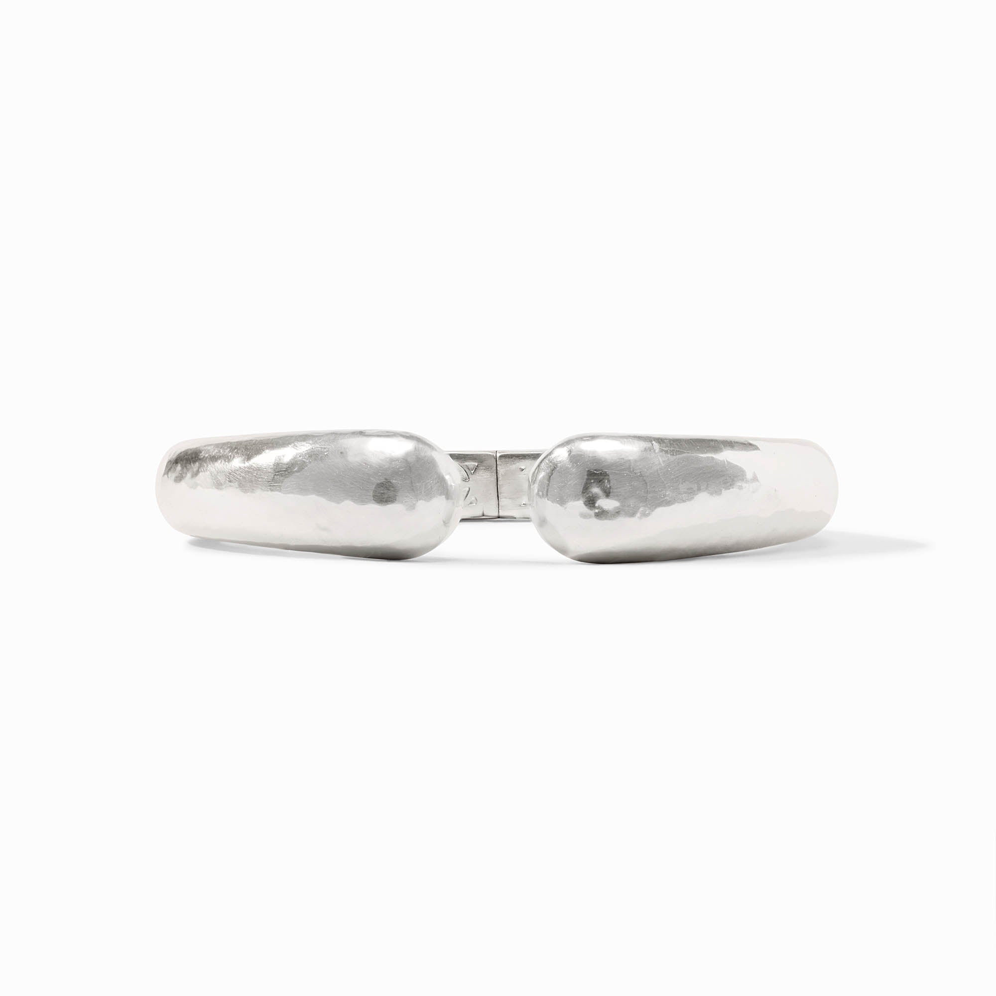 Julie Vos Solara Demi Cuff in silver with sleek open-cuff design